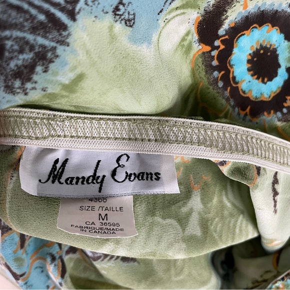Vintage Floral Skirt -‎ Mandy Evans - Medium - Picture 3 of 7